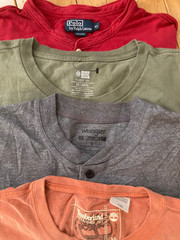 Lot Of 6 Timberland Y2K T Shirts polo Ralph Lauren Wrangler Size Large- XLG