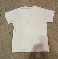 Vintage 2001 Arthur Fist T-shirt Medium Cartoon Tv Show Meme White Grahpic Tee.