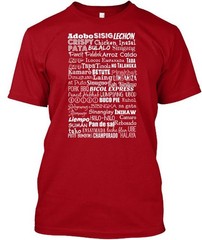 Filipino Food Trip T-Shirt Made in the USA Size S to 5XL