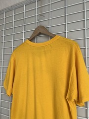 Gucci Ouroboros Snake Logo Printed T-Shirt Men Size M Yellow Cotton Short Sleeve