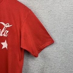 COCA COLA T-shirt Men’s Size Medium Red Three Stars American Classic Casual Tee
