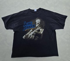 Luke Bryan Shirt Mens 2XL Black Dirt Road Diaries Tour 2013 Concert Tee Country