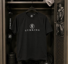 GymKing Logo T-Shirt Sz XL Men’s Black Workout Gym Hydrox Crossfit Short Sleeve