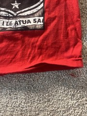 Shaka Wear Streetwear Essentials Red Blessed T-Shirt Large 100% Cotton