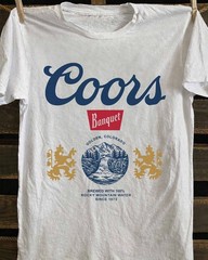 Coors Banquet Beer Brand Tshirt
