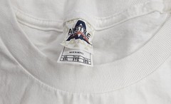 Vintage Alstyle 1301 Blank Tee White 5XL Y2K Deadstock New 2000s Heavy Cotton
