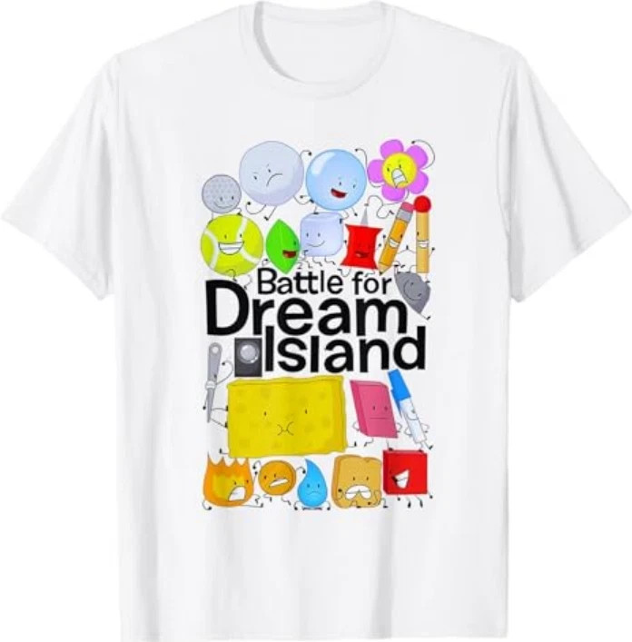 BFDI Battle for Dream Island Funny Graphic T-Shirt