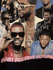 Usher Past Present Future Tour Black Shirt Size 2XL Unisex Adult