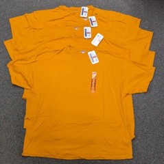 NWT NEW SHORT SLEEVE T-SHIRT COLOR CHOICE ORANGE TAN BLUE GRAY GREY 2XL XXL 2X