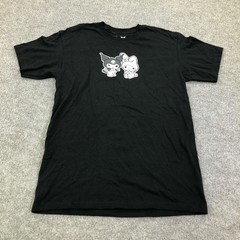 My Melody Kuromi Bioworld Shirt Mens Medium Black Sanrio Graphic Tee Tagless