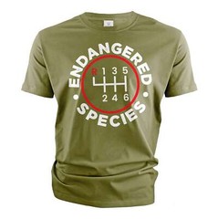 Endangered Species Shirt Mens Manual Car Shirts Gift For Men Car Enthusiast Gift
