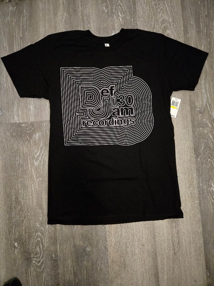 Def Jam 30th Anniversary Cotton T-shirt Black Medium NWT
