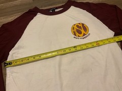 VTG SPORT TEK BASEBALL RAGLAN ASU GYMNASTICS GRAPHIC ( MENS M ) DISTRESSED
