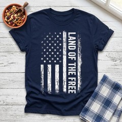 USA Flag Patriotic Personalized T-shirt Your Own Printed Text T A79