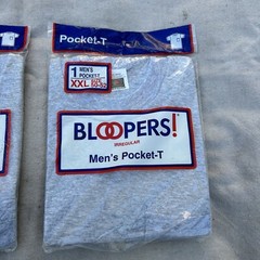 Fruit of The Loom T-Shirts Men’s XXL Vintage Bloopers Irregular Gray *2 Packs*