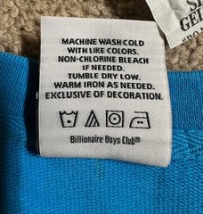 Billionaire Boys Club BBC Crewneck SS Pocket T-Shirt Malibu Blue Mens Small NEW