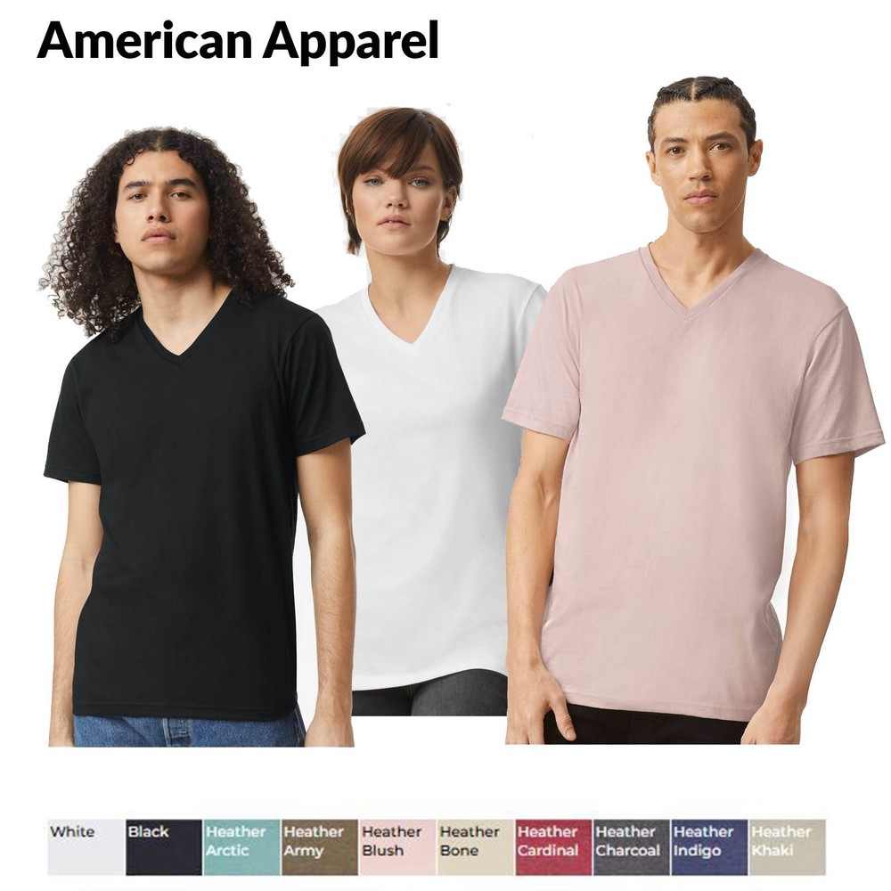 American Apparel Unisex CVC V-Neck Tee – 2006CVC