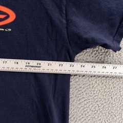 VINTAGE Champion T Shirt Men Extra Large Blue Spellout Logo Sport Casual Y2K