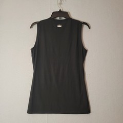 Under Armour T-Shirt Men’s Fitted Black Sleeveless T-shirt, NO TAG-see measureme