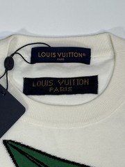 Louis Vuitton MNG Comics Intarsia Crewneck T-Shirt White Size M NWT
