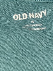 Old Navy Men’s Retro Gaming Graphic Print Teal Short Sleeve T-Shirt Size M