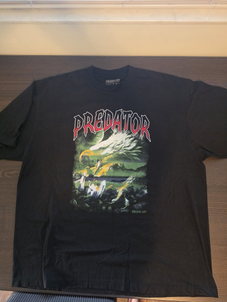 Paradise Lost Predator Black T-Shirt Men’s Size 2XL OS Graphic Print