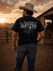 🌟 Grupo Frontera Jugando A Que No Pasa Nada Tour 2024 ORIG MERCH Tshirt S