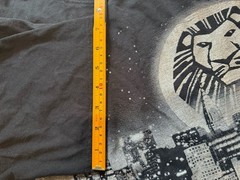 Disney The Lion King New York Broadway Musical T Shirt Black Adult Large NYC