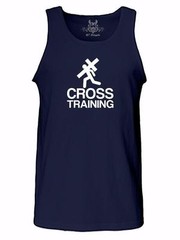 NEW MEN PRINTED CROSS TRAINING JESUS CHRISTIAN THEME GOD LOVE BIBLE TANK TOP TEE