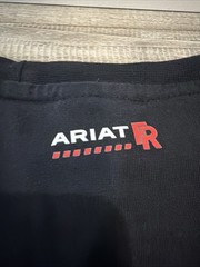 Ariat FR Shirt Mens 2XL Tall Black Camo Military Workwear Long Sleeve Cat 2 2112