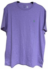 Polo Ralph Lauren Crew Neck Modern Classic-Fit T-Shirt Purple Men’s Size Large