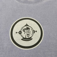Jack’s Cosmic Dogs T Shirt Adult M Purple Astronaut Rocket Space Men’s Logo SC