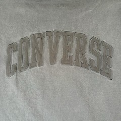 Converse Heavyweight Black Short Sleeve T-Shirt Size XL