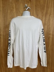 Jordan Nike Air Long Sleeve T-Shirt Men’s Large White Jumpman Graphic Tee