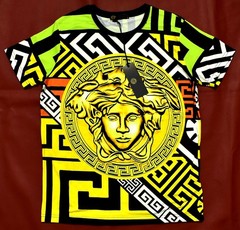 Versace Men’s Slim Fit Crew Neck Short Sleeve T-Shirt Size 2XL Chest 22.4″