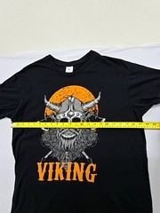 B&C Collection Men’s Black Viking T-Shirt XL E150 Regular Fit
