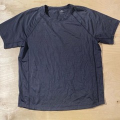 Athletic Works Dark Gray Short Sleeve Tee Large (42-44) (OX)
