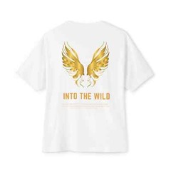 Men motivational graphic text printed oversized white T-shirt