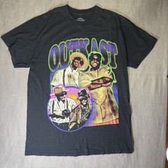 Outkast Shirt Mens Medium Black Crew Neck Short Sleeve Graphic