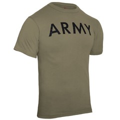 Rothco Men’s AR 670-1 Coyote Brown ARMY Physical Training T-Shirt