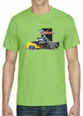 Adult DryBlend® T-Shirt – ( USED CARS FLAMED PICK UP – FORD / TRUCK)