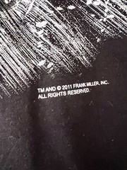 Frank Miller’s Holy Terror Graphitti Designs Comic Tshirt Sz XL 2011