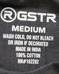 GSTR Men’s Apparel Oversized Boxy Fit Black ong Sleeves T- Shirt – Medium