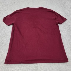 Polo Ralph Lauren Shirt Mens XL Red V-Neck Custom Slim Fit PRL Pony Embroidery