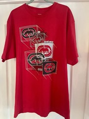 Ecko Unltd Rawthentic Red Graphic Logo Crew Neck Short Sleeve T-Shirt XL