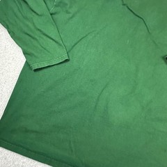 Russell Athletic Mens XXL Long Sleeve T-Shirt Green Crew Neck Cotton Blend Solid