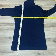 Vintage Puritan Shirt Mens Small Long Sleeve Turtle Neck Blue Thermal Base Layer