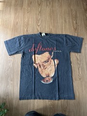 Deftones Around The fur Vintage Black Faded Tshirt