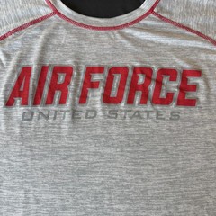 United States Air Force Short Sleeve Gray Logo T-Shirt XL