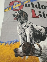 Vintage 90s Outdoor Life Hunting Dogs T-Shirt Small Bird Dogs Single Stitch